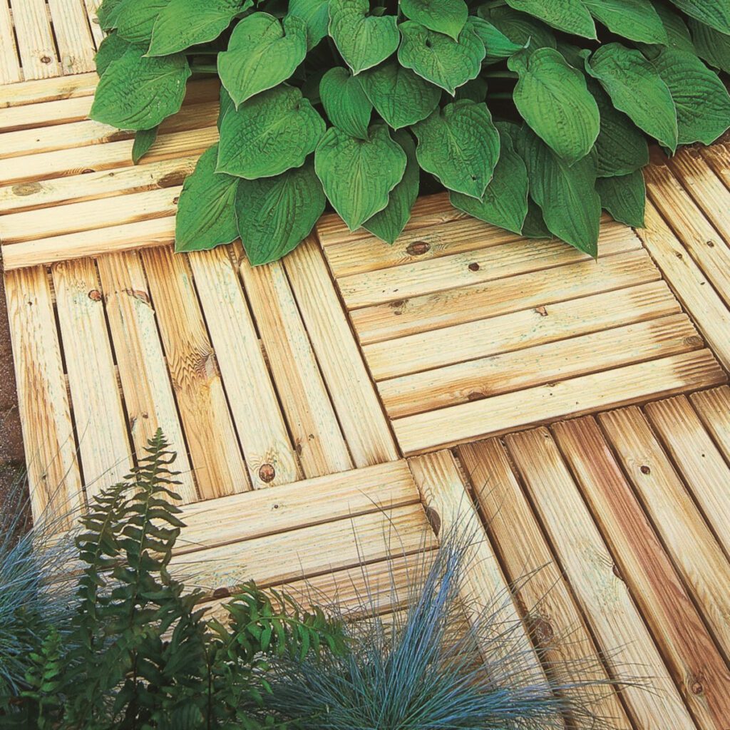 Forest Garden Ridged Deck Tile – 50x50cm – Pack of 4 5013053135570 2